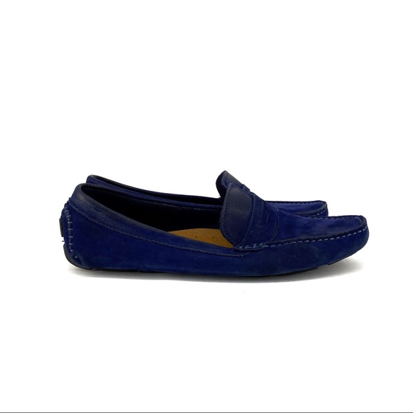 Mercanti Fiorentini Shoes - Mercanti Fiorentini | blue suede loafers size 10